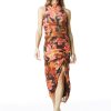 Clothing TART Collections | Leanna Dress Bromeliad Ikat V2