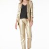 Clothing TART Collections | Kia Blazer Metalic Leather Metallic Gold