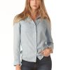 Clothing TART Collections | Francesca Shacket Open Air Blue