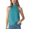 Clothing TART Collections | Delfina Georgette Top Teal