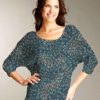 Clothing TART Collections | Bette Top Peacock Feather Print